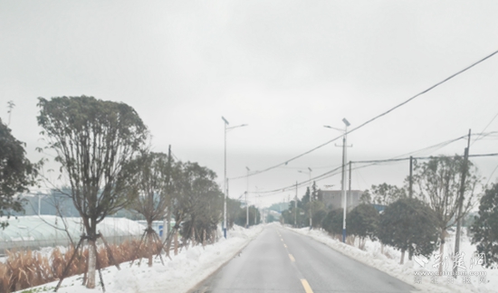 省道S356董家垅-朱新線路口9.3公里，都清理到邊，路面不見雪 高橋鎮(zhèn).jpg